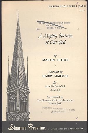 Seller image for A mighty fortress is our God, for mixed vocies SATB [Waring Choir Series (SATB)] for sale by Joseph Valles - Books