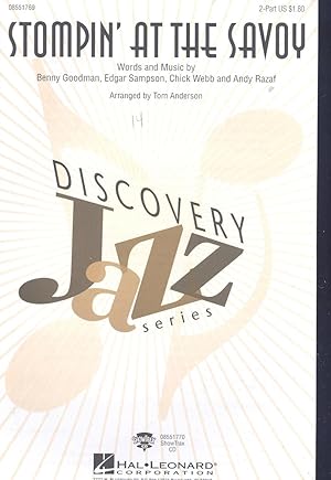 Bild des Verkufers fr Stompin' at the Savoy, for 2-part and piano. [Discovery Jazz Series] zum Verkauf von Joseph Valles - Books