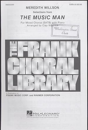 Seller image for Selections from The Music Man, four-part mixed voices SATB, with piano [The Frank Choral Library (Series)] for sale by Joseph Valles - Books