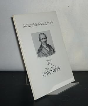 200 Jahre J.F. Steinkopf 1792 - 1992 - Antiquariats-Katalog Nr. 88.