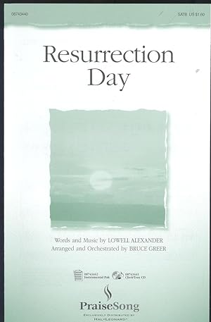 Seller image for Resurrection Day, SATB accompanied for sale by Joseph Valles - Books