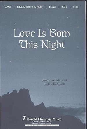 Bild des Verk�ufers f�r Love is born this night, for SATB voices, accompanied zum Verkauf von Joseph Valles - Books