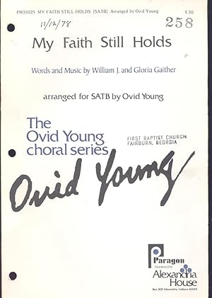 Seller image for My faith still holds. [The Ovid Young Choral Series] for sale by Joseph Valles - Books