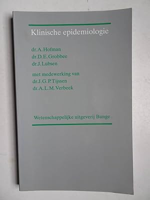 Immagine del venditore per Klinische epidemiologie. venduto da Antiquariaat De Boekenbeurs