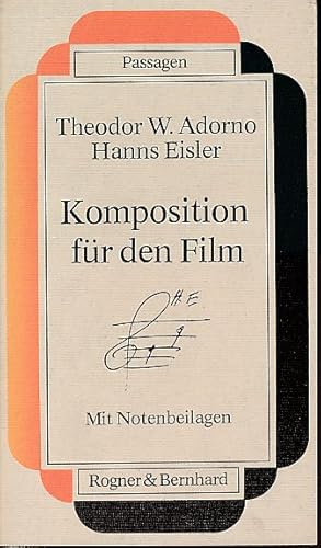 Seller image for Komposition fr den Film. Passagen for sale by Fundus-Online GbR Borkert Schwarz Zerfa