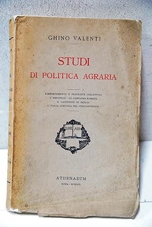 Seller image for studi di politica agraria ottime cdz. for sale by STUDIO PRESTIFILIPPO NUNZINA MARIA PIA