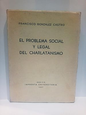 Seller image for El problema social y legal del charlatanismo for sale by Librera Miguel Miranda