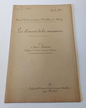 Les éléments de la manoeuvre