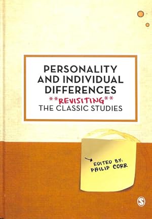 Imagen del vendedor de Personality and Individual Differences a la venta por GreatBookPrices