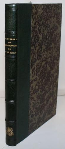 Des constitutions de la France et du système politique de l'empereur Napoléon.