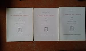 Imagen del vendedor de Le Temple de Deir Chelouit. Tome I (1982) : 1-55 Inscriptions du propylne et de la porte du Temple - Tome II (1983) : 56-89 Inscriptions du Pranaos - Tome III (1986) : 90-157 Inscriptions du Naos a la venta por Librairie de la Garenne