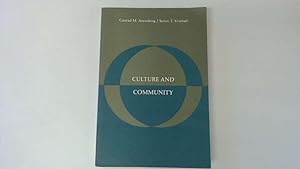 Seller image for Culture and Community for sale by Goldstone Rare Books