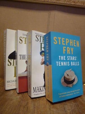 Bild des Verkufers fr Konvolut von vier Stephen-Fry-Taschenbchern in englischer Sprache: The Stars' Tennis Balls / The Hippopotamus / Moab is My Washpot / Making History, zum Verkauf von Antiquariat Orban & Streu GbR