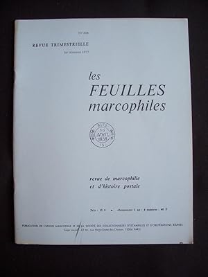 Les feuilles marcophiles - N° 208 1977