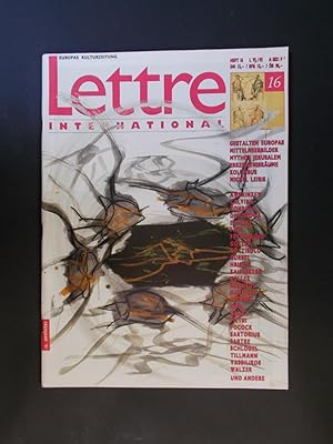 Lettre International 16 - Gestalten Europas / Mittelmeerbilder / Mythos Jerusalem u.a.