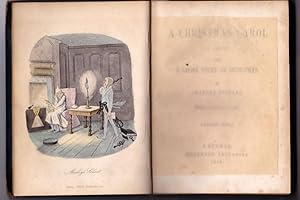 Seller image for A Christmas Carol in Prose; The Chimes; The Cricket on the Hearth - Copyright Edition for sale by onourshelves