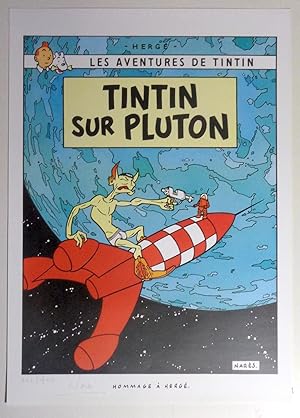 Hommage à Hergé - Tintin sur Pluton.