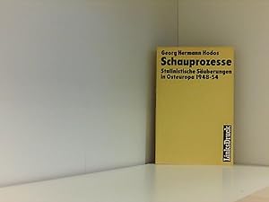 Bild des Verkufers fr Schauprozesse. Stalinistische Suberungen in Osteuropa 1948-54 zum Verkauf von Book Broker