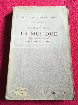 Imagen del vendedor de LA VIE ARTISTIQUE LA MUSIQUE BIBLIOTHEQUE FRANCAISE a la venta por LE BOUQUINISTE