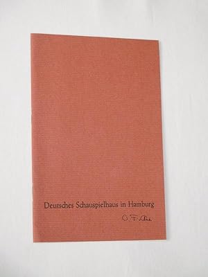 Imagen del vendedor de Programmheft 2 Deutsches Schauspielhaus Hamburg 1964/65. Urauffhrung DAS GESICHT von Siegfried Lenz. Insz.: Egon Monk, Bhnenbild/ Kostme: Ekkehard Grbler. Mit Heinz Reincke, Heinz Gerhard Lck, Hans Ulrich, Dinah Hinz, Charles Brauer, Joachim Wolff, Elly Burgmer, Ehmi Bessel, Elisabeth Goebel, Fritz Grieb, Hans Irle, Wilhelm Walter a la venta por Fast alles Theater! Antiquariat fr die darstellenden Knste