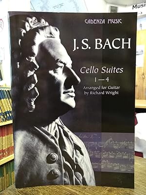 J.S. Bach: Cello Suites 1-4 (Guitar). Sheet Music for Classical Guitar, Guitar