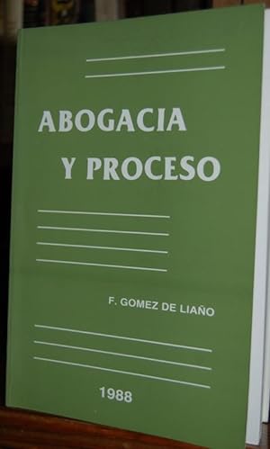 Bild des Verkufers fr ABOGACIA Y PROCESO zum Verkauf von Fbula Libros (Librera Jimnez-Bravo)