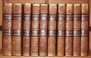 Opera. M. Tullii Ciceronis Opera. Cum Indicibus et Variis Lectionibus [ Complete in 10 Volumes ]