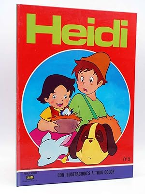 COLECCIÓN EDICLAS TURQUESA 10. HEIDI 2. CON 2 RECORTABLES. MBE Laida / Fher, 1976. OFRT