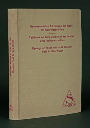 Seewasserechte Färbungen auf Wolle mit Säurefarbstoffen - Teintures sur laine solides à l'eau de ...