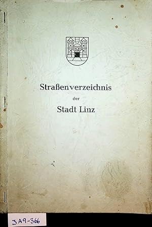 LINZ- Straßenverzeichnis der Stadt Linz