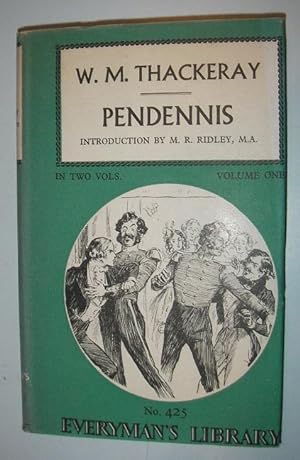 Seller image for Pendennis in two volumes,Volume One only for sale by eclecticbooks
