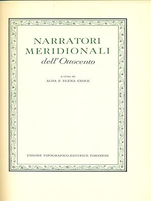 Imagen del vendedor de Narratori meridionali dell'800 vol.1 a la venta por Librodifaccia