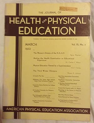 Imagen del vendedor de The Journal of Health and Physical Education a la venta por Hastings of Coral Springs