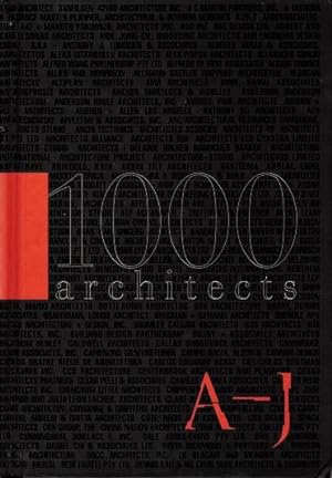 Immagine del venditore per 1000 Architects venduto da LEFT COAST BOOKS