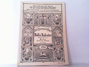 Image du vendeur pour Alt-Hannoverscher Volkskalender. Hier Heft 1994. Begrndet 1872/73. 122. Jahrgang. mis en vente par Antiquariat Ehbrecht - Preis inkl. MwSt.