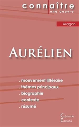 Imagen del vendedor de Fiche de lecture Aurlien de Louis Aragon (Analyse littraire de rfrence et rsum complet) -Language: french a la venta por GreatBookPrices