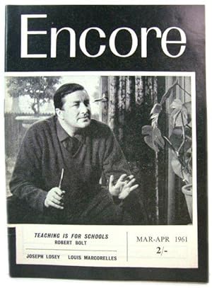 Imagen del vendedor de Encore, the Voice of Vital Theatre: Number Thirty, Vol. 8, No. 2, March - April 1961 a la venta por PsychoBabel & Skoob Books