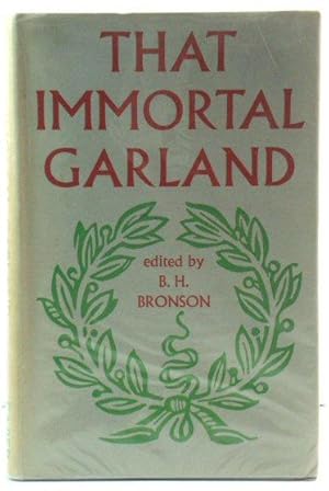 Image du vendeur pour That Immortal Garland mis en vente par PsychoBabel & Skoob Books