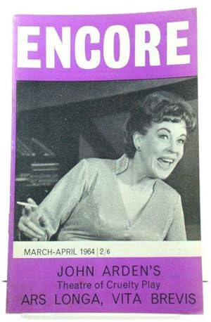 Image du vendeur pour Encore, the Voice of Vital Theatre: Number Forty-Eight, Vol. 11, No. 2, March - April 1964 mis en vente par PsychoBabel & Skoob Books