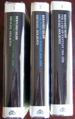 Immagine del venditore per Bernard Shaw: [a biography]. Volume I, 1856-1898, The Search for Love; Volume II, 1898-1918, The Pursuit of Power; Volume III, 1918-1950, The Lure of Fantasy venduto da James Fergusson Books & Manuscripts