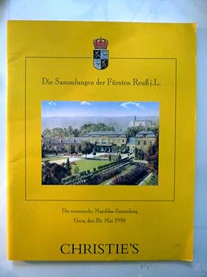 Die Sammlungen der Fursten ReuBj. L. Gera 26 Mai 1998 CHRISTIE'S