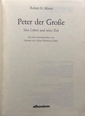 Bild des Verkufers fr Peter der Grosse. Sein Leben u. seine Zeit. zum Verkauf von Antiquariat Lohmann