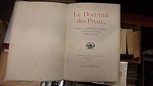 Seller image for Le Doctrinal des Preux for sale by Librairie Les Fleurs du mal