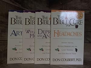 Immagine del venditore per 4 The Bible Cure Series (Depression and Anxiety, Headaches, Arthr venduto da Archives Books inc.