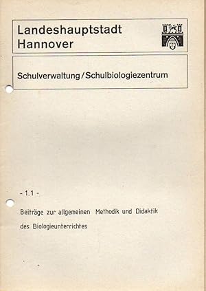 Seller image for Beitrge zur allgemeinen Methodik und Didaktik des Biologieunterrichts for sale by Clivia Mueller