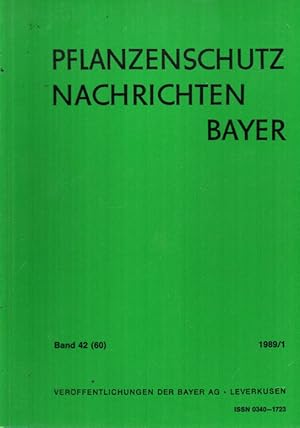 Pflanzenschutz Nachrichten Bayer 42.(60.) Jahrgang 1989 Heft 1+2/3