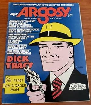 Imagen del vendedor de ARGOSY June 1974 Dick Tracy Chester Gould Aliens JAWS Benchley Zane Grey a la venta por Comic World