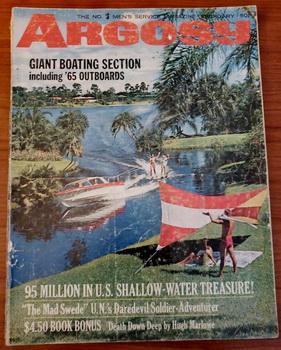 Seller image for ARGOSY February 1965 Marlowe Boating Suskind Mad Swede Bob McGinnis Hooks Bikers for sale by Comic World