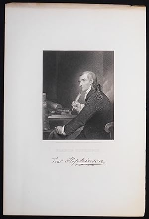 Francis Hopkinson; Engraved by J. B. Longacre from the Painting by Pine in possession of J. Hopki...