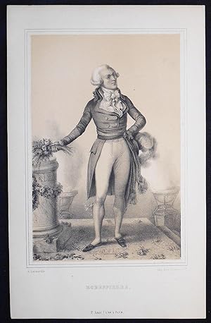 Robespierre; A. Lacauchie [engraved print]